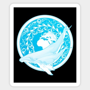 Humpback Whales Earth Day Sticker